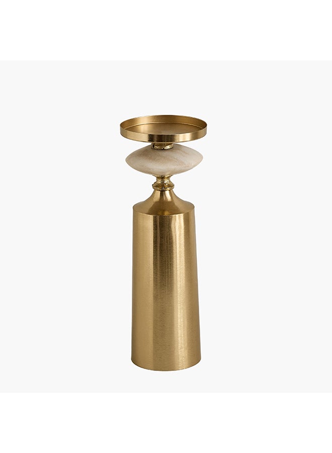 Home Box Decorative Pillar Candle Holder Gold - Image 5
